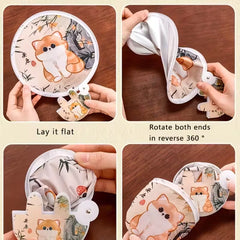 Cute Cat Folding Fan