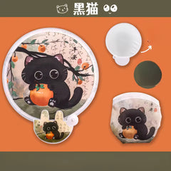 Cute Cat Folding Fan