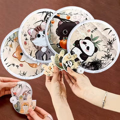 Cute Cat Folding Fan