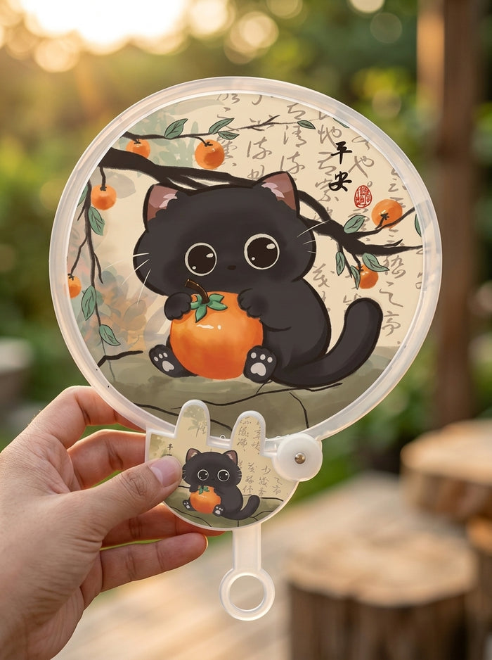 Cute Cat Folding Fan - Hero